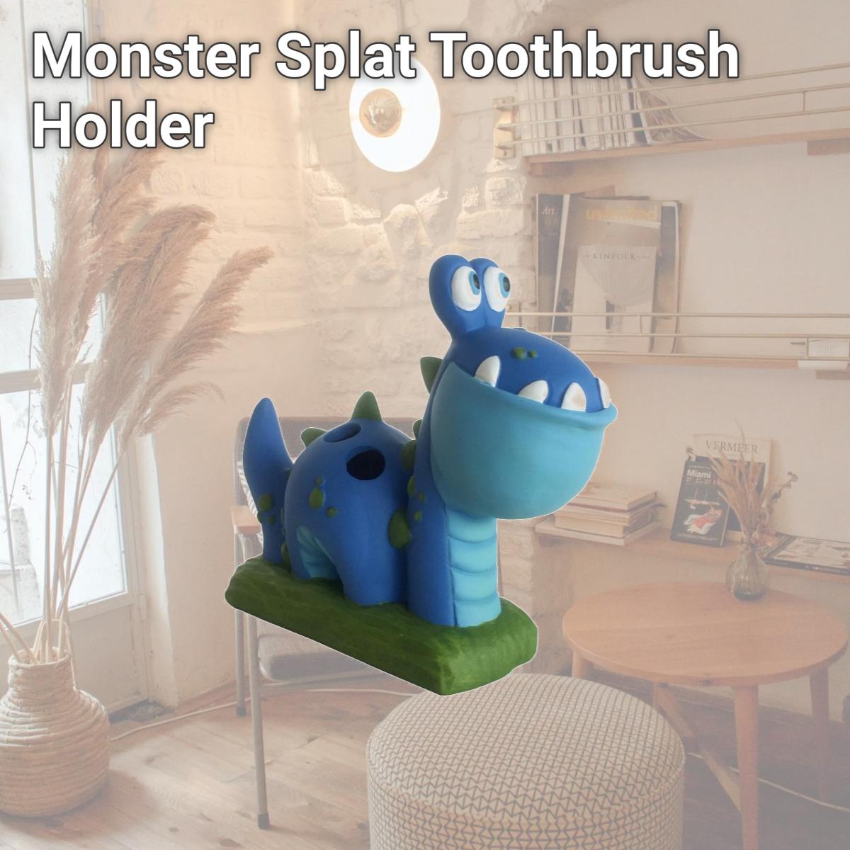 Picture of Borders Unlimited 70005 Monster Splat Toothbrush Holder