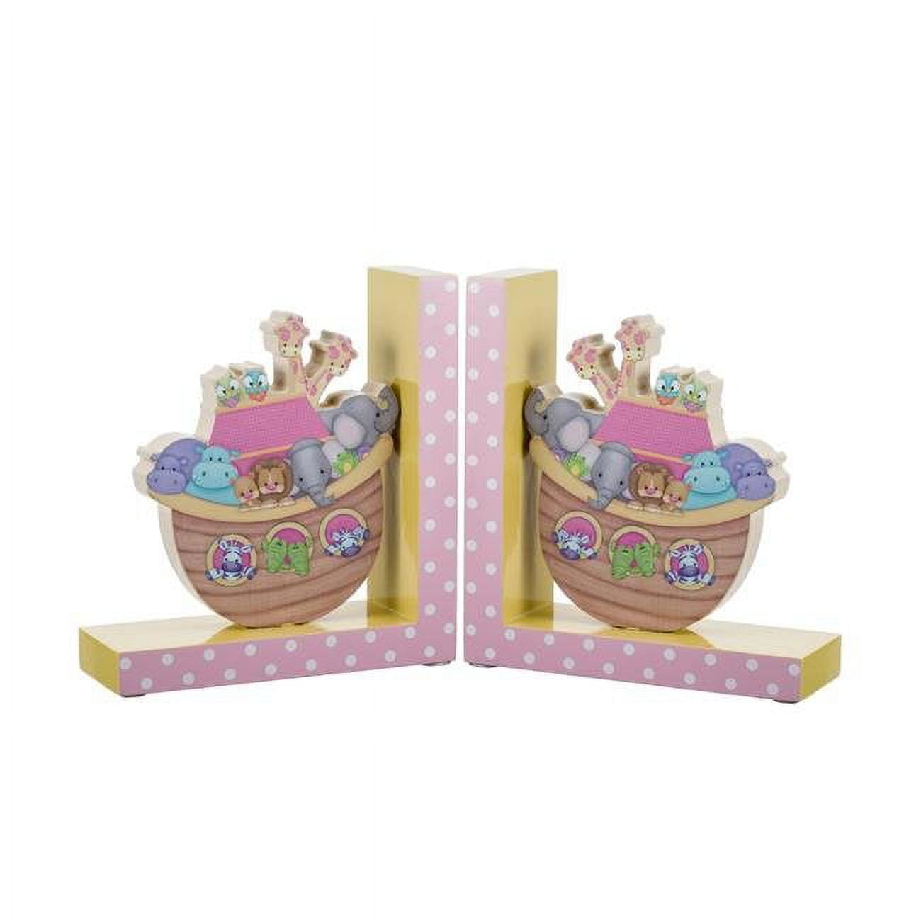90010 Noahs Pastel Pairs The Ark Bookends