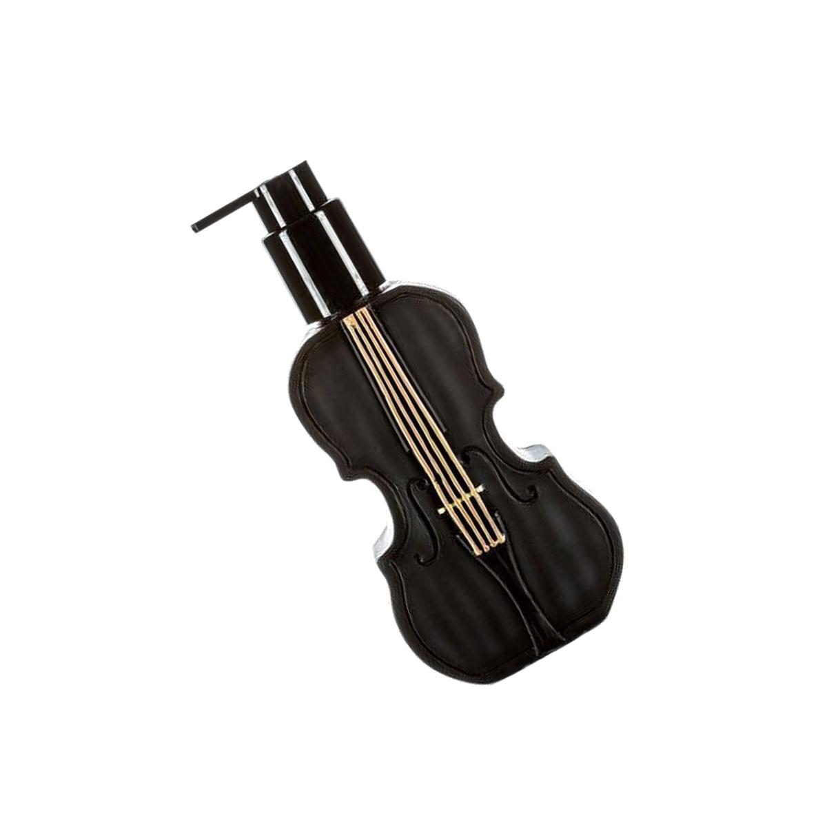 Picture of Borders Unlimted 70010 Music Black Violin Lotion & Soap Dispenser