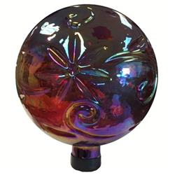 Gsa14bfg04 10 In. Glass Gazing Globe, Red
