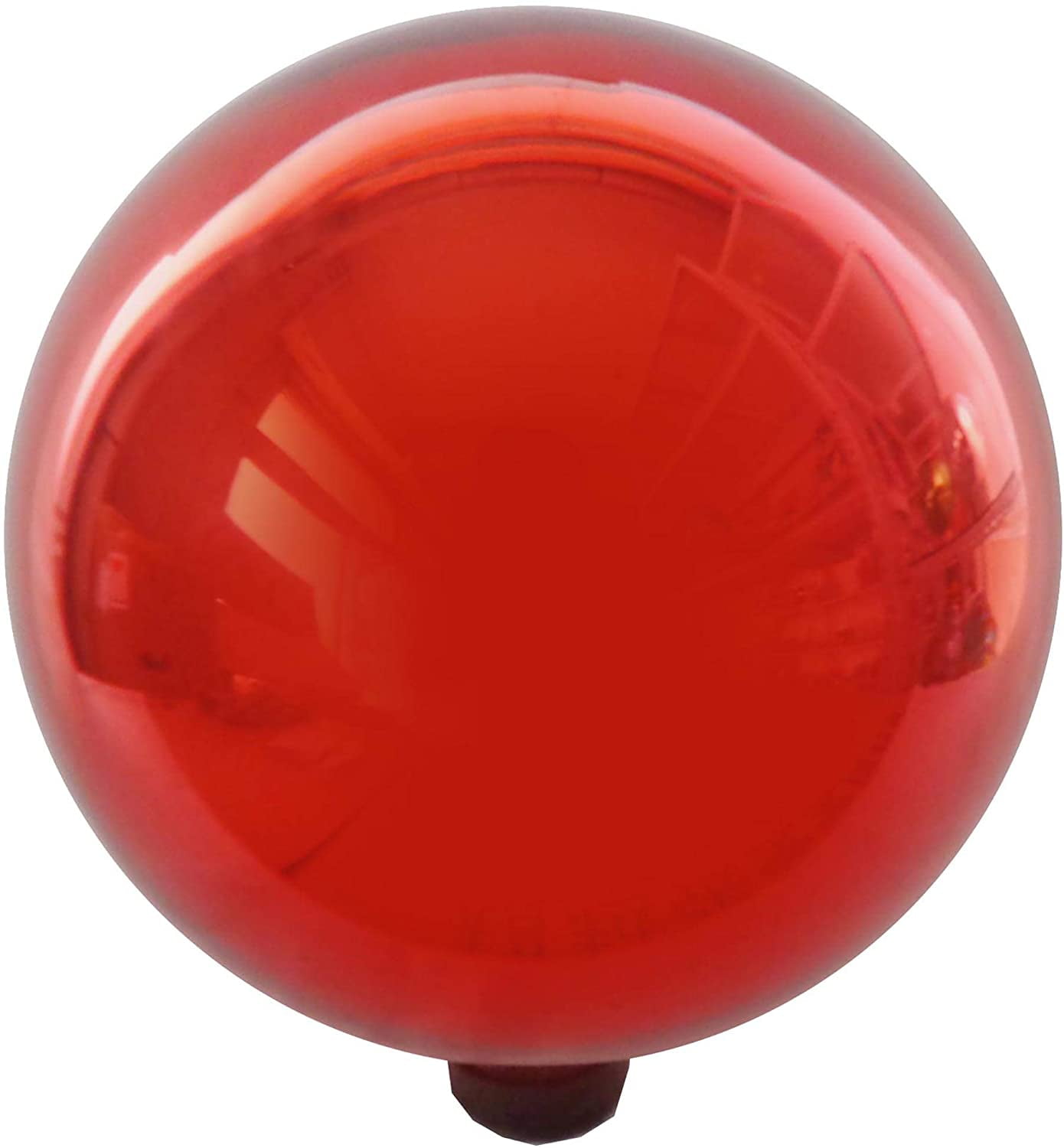 Gsa14bfg08 Glass Gazing Globe, Metallic Red