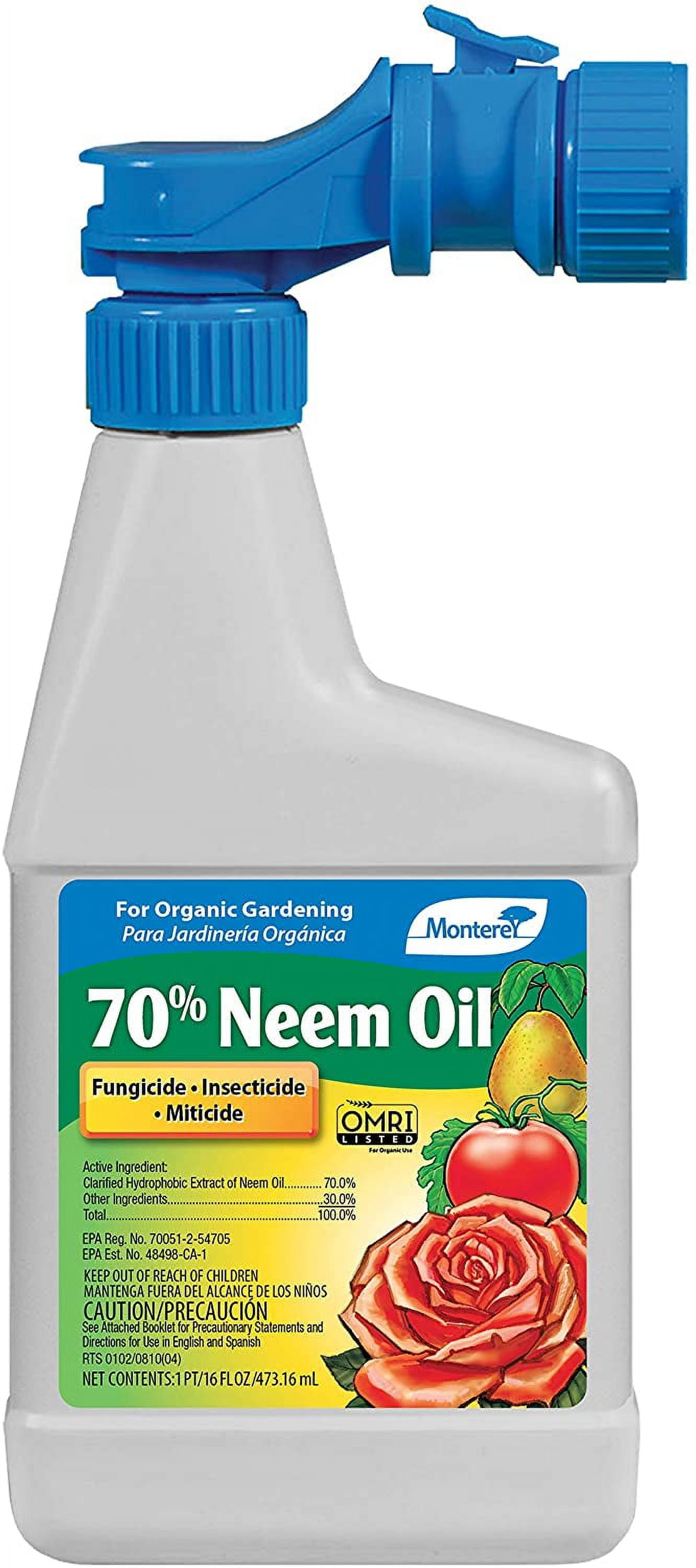 Bfg2 Mlgnlg6145 16 Oz 70 Percent Neem Oil Insecticide Miticide Fun For Pet