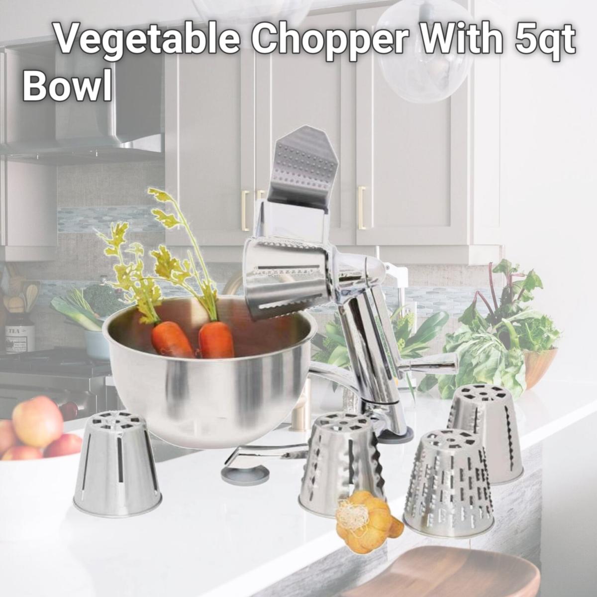 Picture of Maxam KTVC7B Maxam Vegetable Chopper With 5qt Bowl