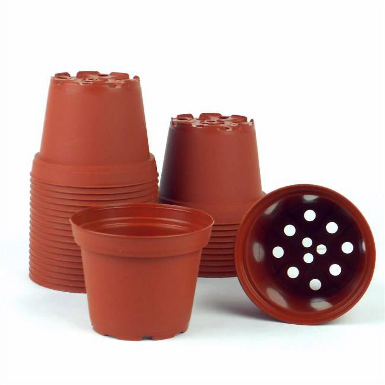To8d81730 3 In. Dia. Plastic Terra Cotta Pots - Pack Of 30