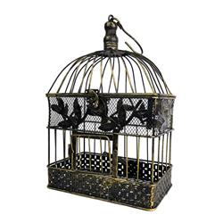 Gi1117sbn 13 In. Small Bronze Decorative Bird Cage