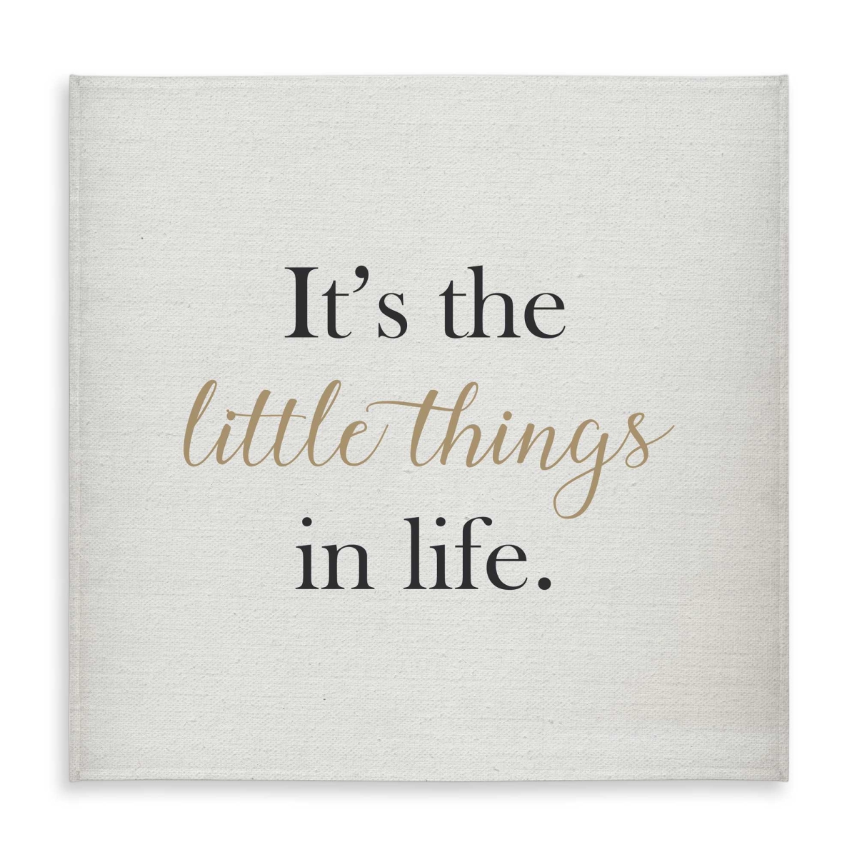 Picture of Begin Home Decor C1TC5858H18WSC 58 x 58 in. Its The Little Things in Life Tablecloth - Motivational