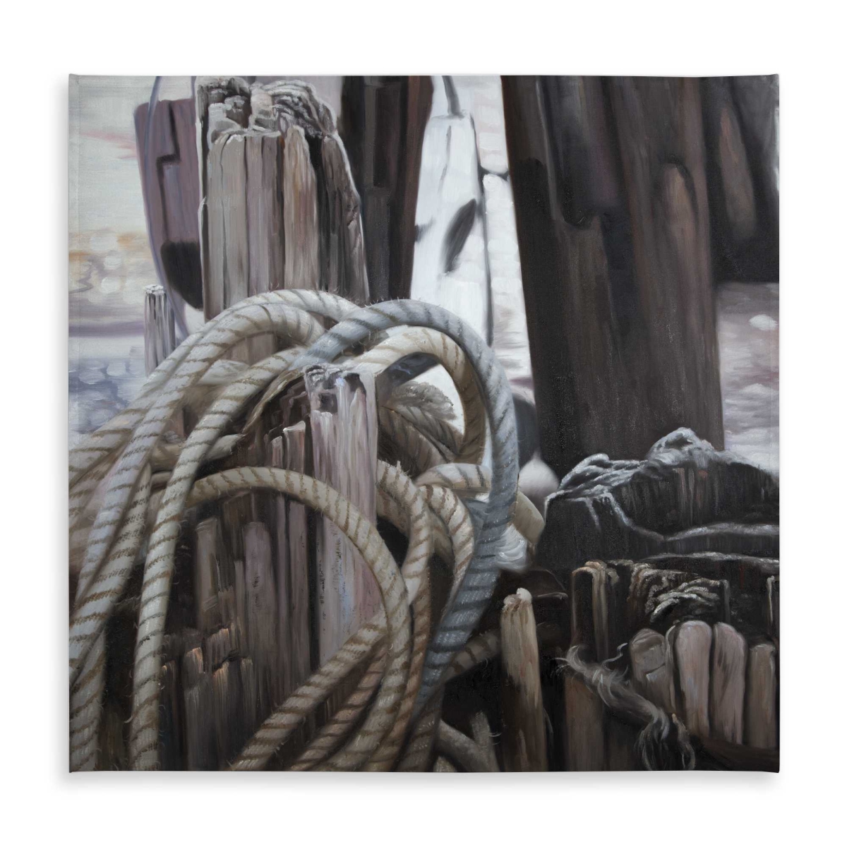 Picture of Begin Home Decor C1TC5858E9D6ZF 58 x 58 in. Driftwood Tablecloth - Marine Bedroom for Indoor & Outdoor
