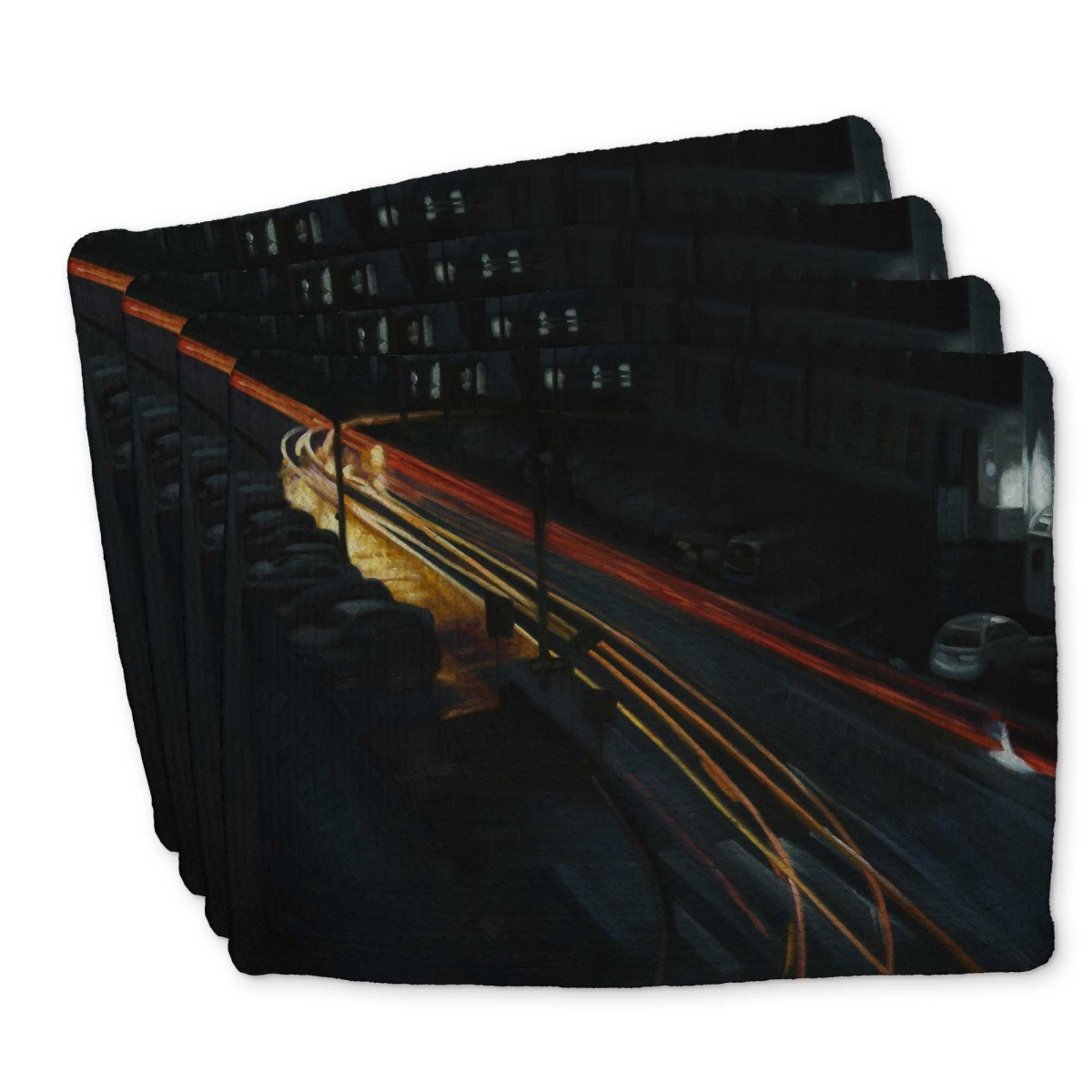 Picture of Begin Home Decor C4BP1418LS92BP 14 x 18 in. Downtown Braided Polyester Placemat - Stylish Home Decor - Set of 4