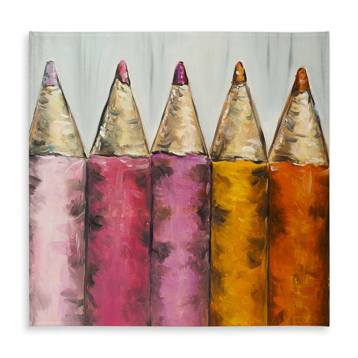 Picture of Begin Home Decor C1TC5858THM4ZV 58 x 58 in. Colouring Pencils - Versatile Tablecloth for Home Decor