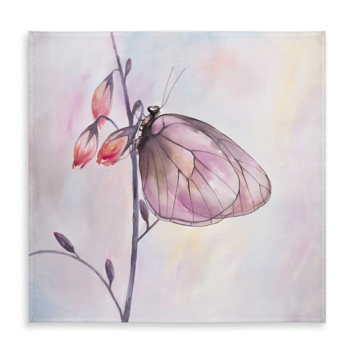 Picture of Begin Home Decor C1TC5858UAP39G 58 x 58 in. Delicate Butterfly Tablecloth - Indoor & Outdoor Home Decor