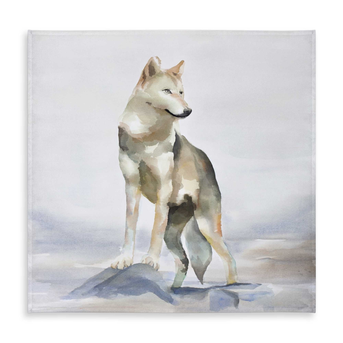 Picture of Begin Home Decor C1TC585880ATXL 58 x 58 in. Wolf Beige Livingroom Tablecloth - Indoor & Outdoor Home Decor