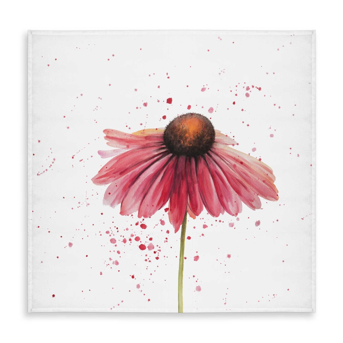 Picture of Begin Home Decor C1TC585880NNMU 58 x 58 in. Pink Daisy Tablecloth - Floral Indoor & Outdoor Home Decor