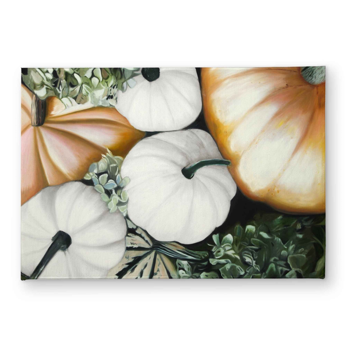 CODM1724CX9Q5M 17 x 24 in. Fall Pumpkins Door Mat - Food Green Indoor & Outdoor Decor