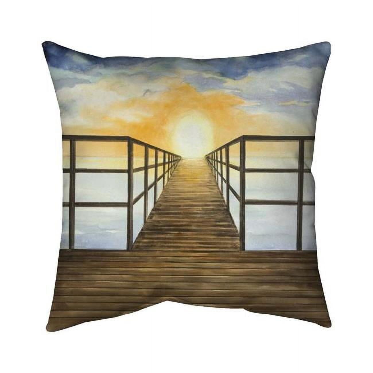UPC 699767174408 product image for 5542-1818-CO138 18 x 18 in. Sunset in the Sea-Double Sided Print Outdoor Pillow  | upcitemdb.com
