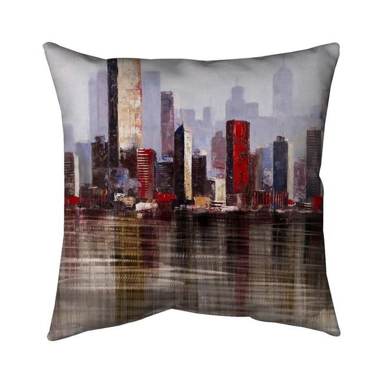 UPC 699767156107 product image for 5542-1616-CI231 16 x 16 in. Industrial City Style-Double Sided Print Outdoor Pil | upcitemdb.com