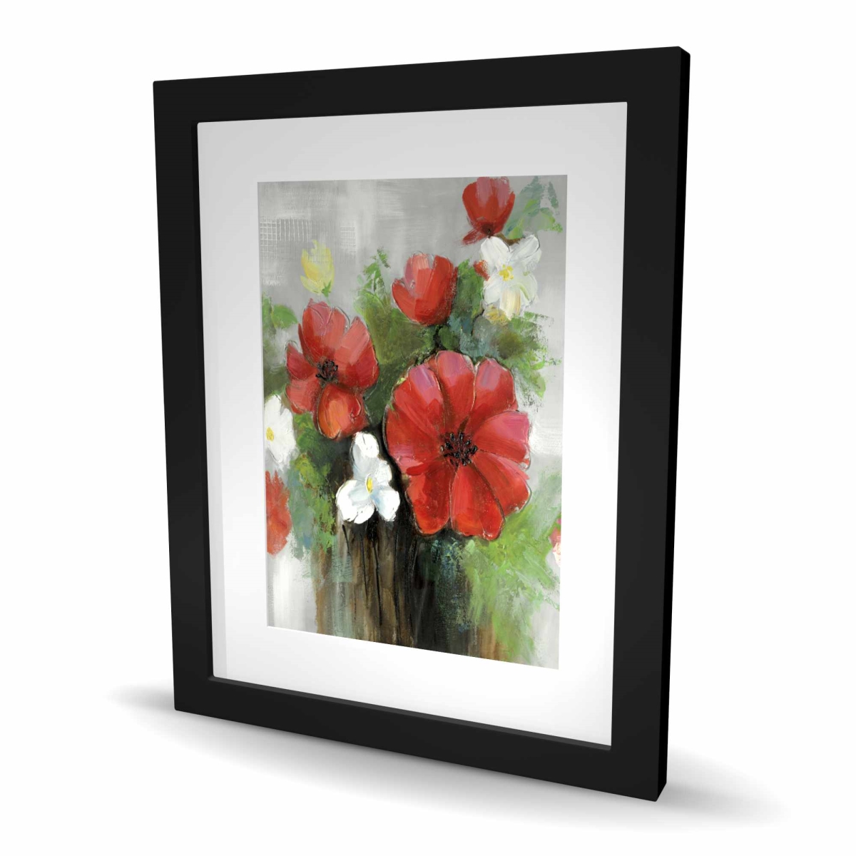 C1FM1620SULRDM 16 x 20 in. Abstract Wild Flowers Bundle - Botanical Office Framed Print