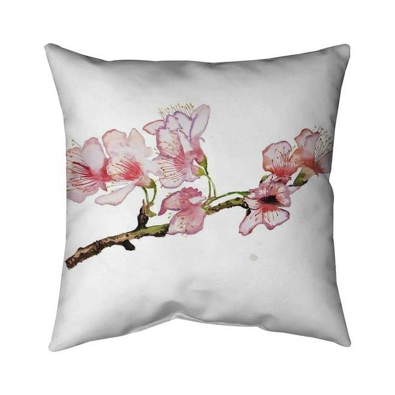 UPC 748702422378 product image for 16 x 16 in. Branch of Cherry Blossom In Pink-Double Sided Print Outdoor Pillow C | upcitemdb.com