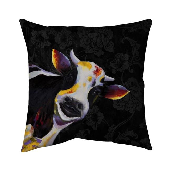 UPC 699767184186 product image for 5542-2020-AN119-1 20 x 20 in. Funny Cow-Double Sided Print Outdoor Pillow Cover | upcitemdb.com