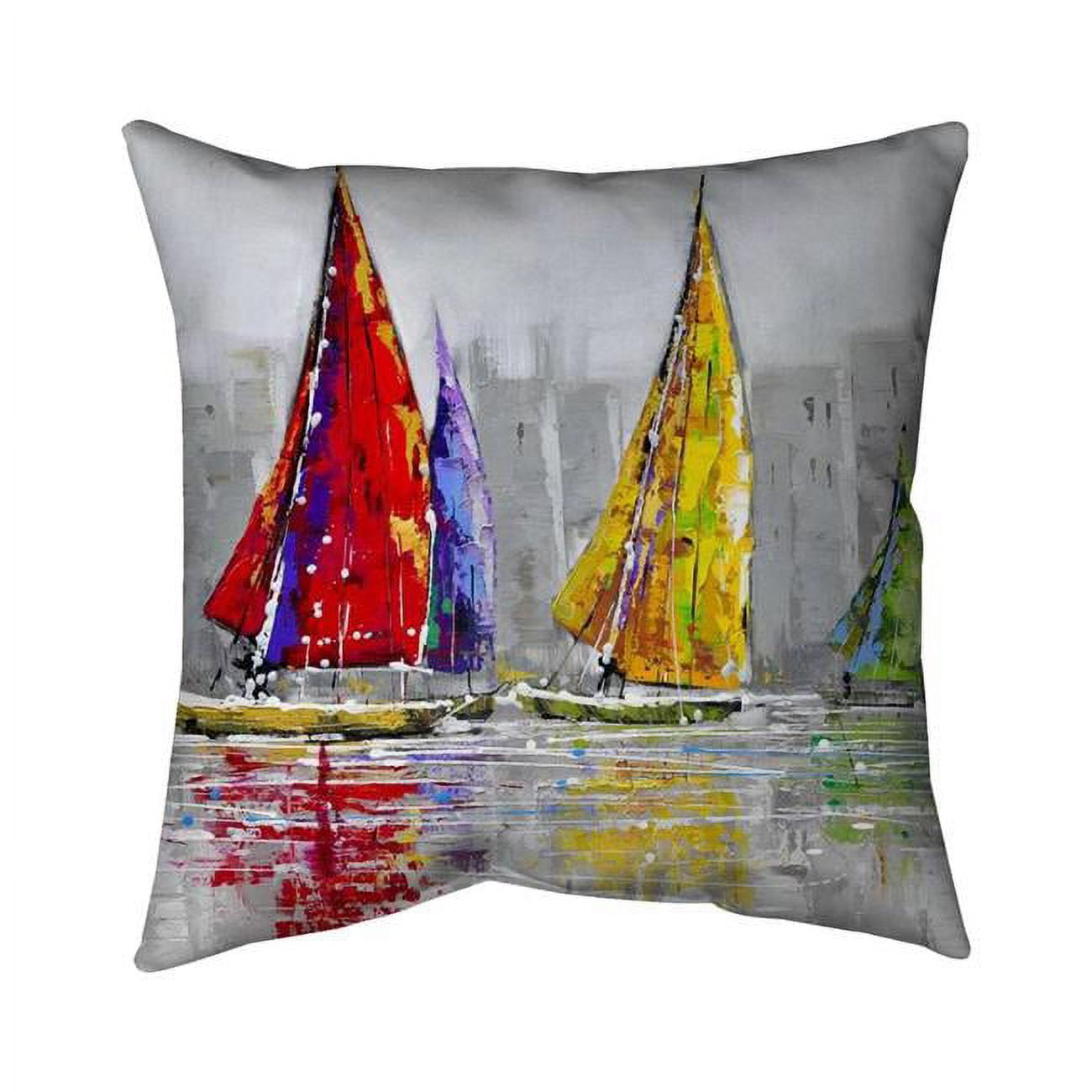UPC 699767209858 product image for 5543-1616-CO5 16 x 16 in. Sailboats in the Wind-Double Sided Print Indoor Pillow | upcitemdb.com
