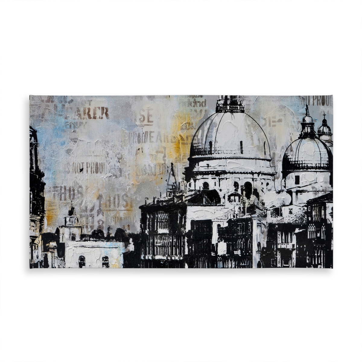 Picture of Begin Home Decor C1TCLRGE224CRU 58 x 102 in. White Tablecloth Basilica Santa Maria Della Salute Home Decor