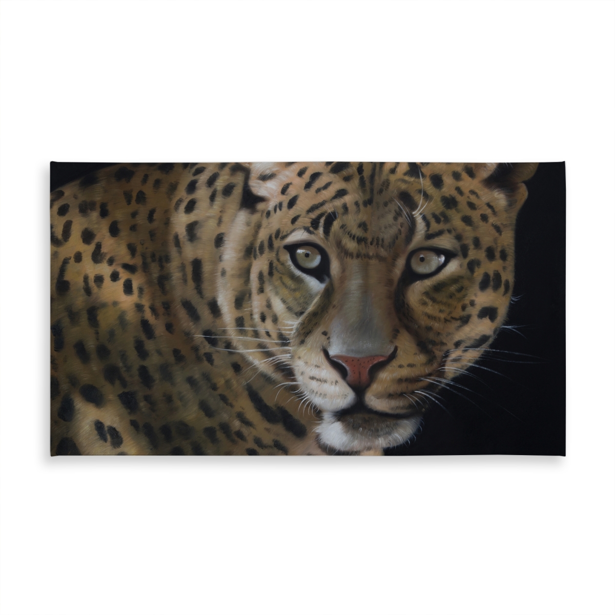 Picture of Begin Home Decor C1TCLRGEWGHVAN 58 x 102 in. Realistic Fierce Leopard Tablecloth - Indoor & Outdoor Decor