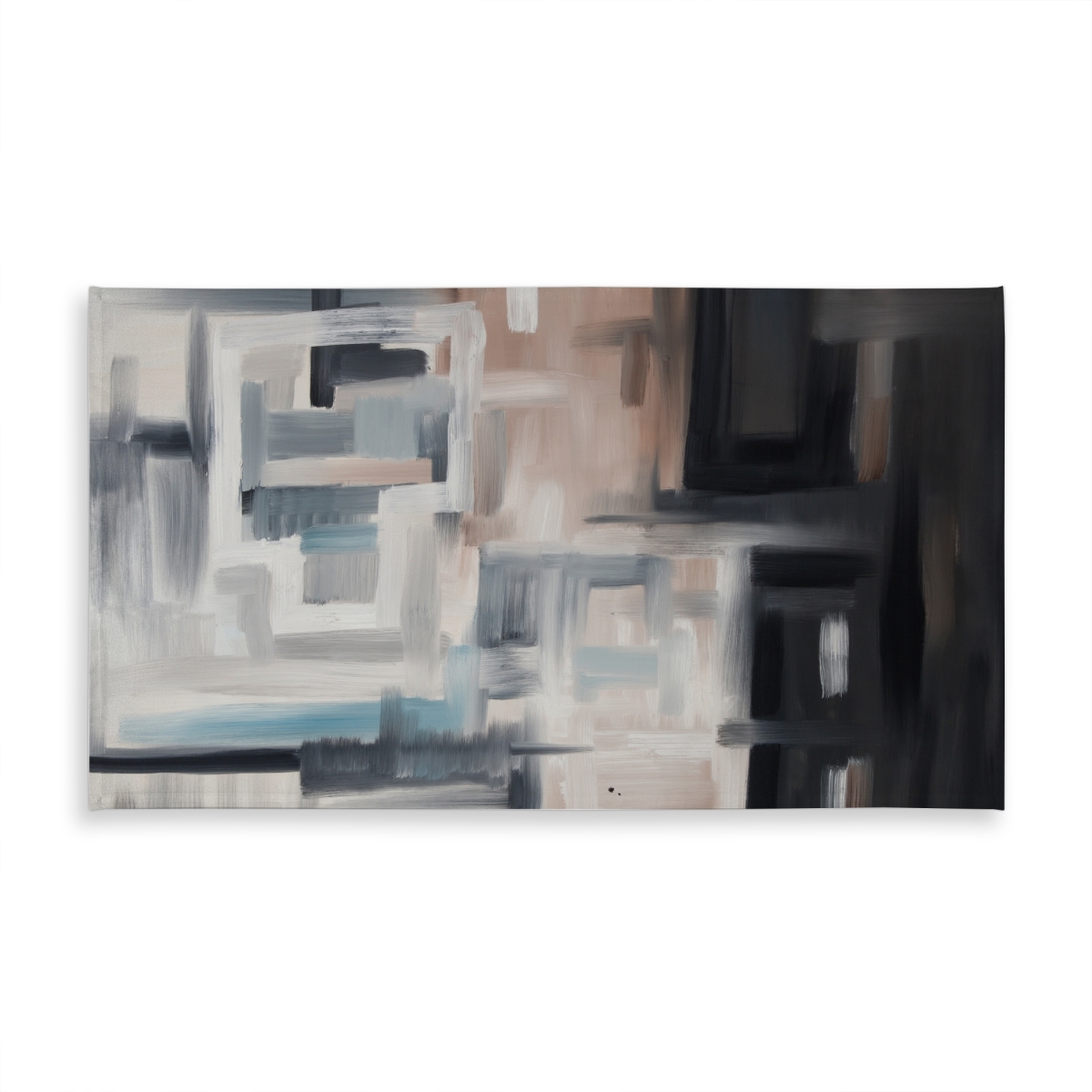 Picture of Begin Home Decor C1TCLRGE3G4I75 58 x 102 in. Nought Shapes Bedroom Abstract Tablecloth - Indoor & Outdoor Decor