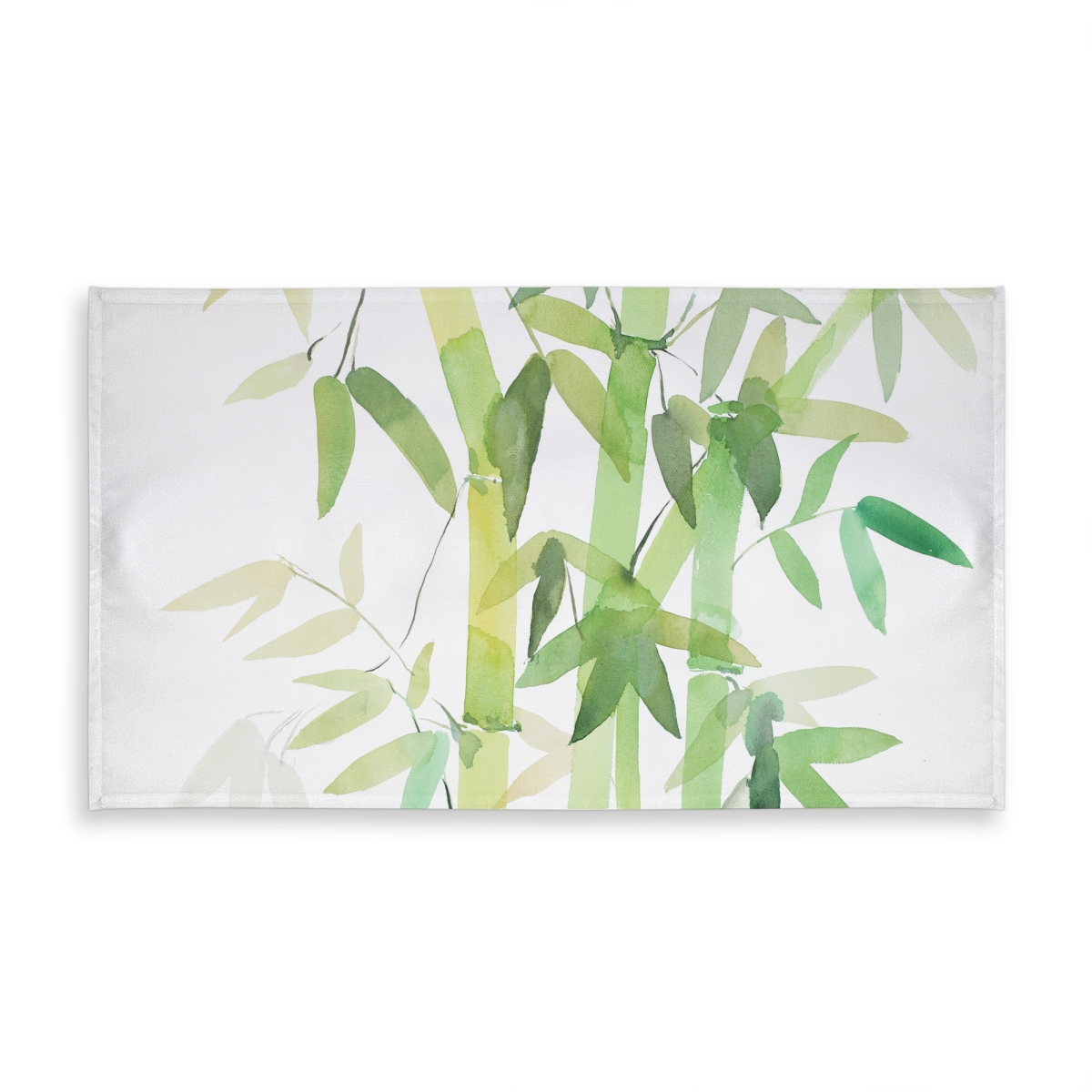 Picture of Begin Home Decor C1TCLRGET7F00O 58 x 102 in. Watercolor Bamboo Leaves Tablecloth for Indoor & Outdoor Decor