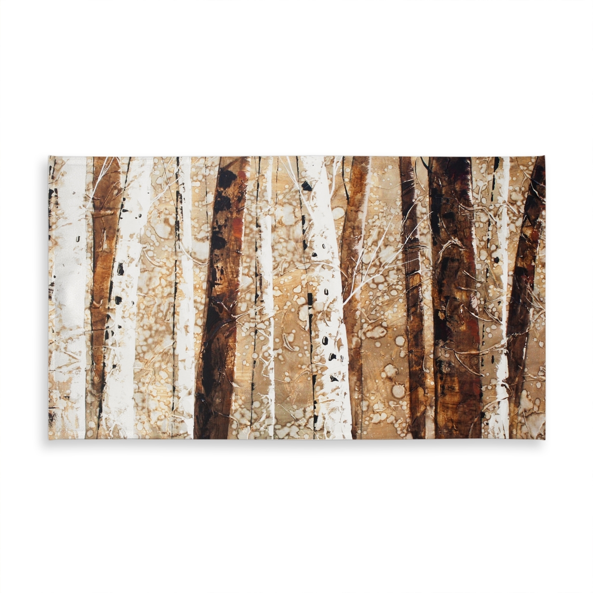 Picture of Begin Home Decor C1TCLRGELPRFXZ 58 x 102 in. Rustic Brown Tree Trunks Tablecloth - Indoor & Outdoor Decor
