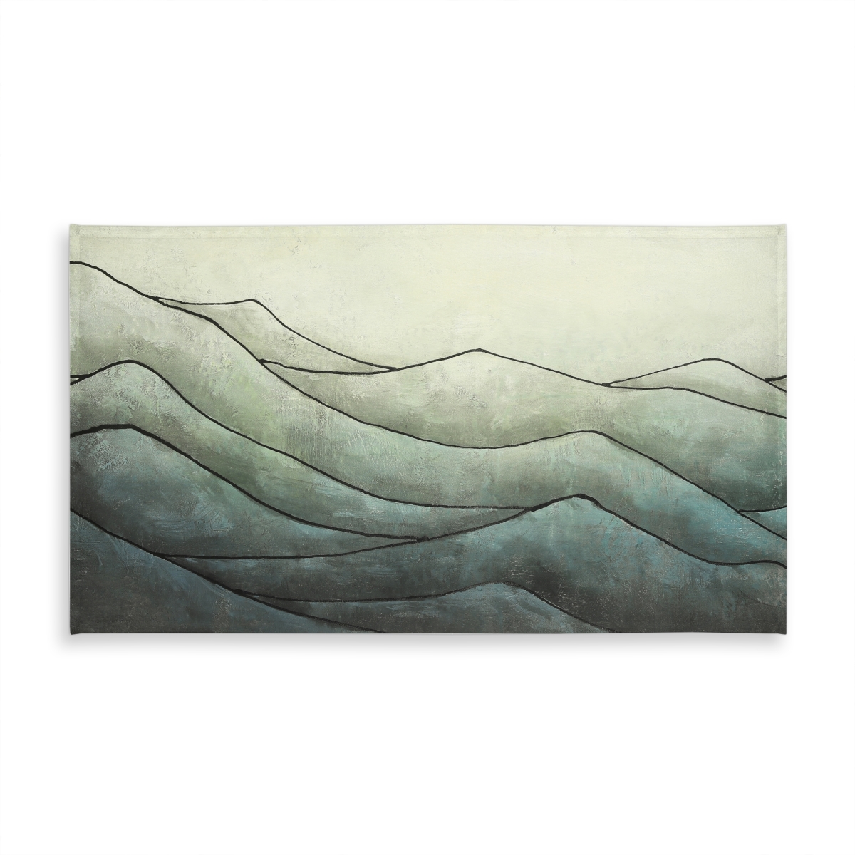 Picture of Begin Home Decor C1TCLRGELEJNJ6 58 x 102 in. In the Waves Tablecloth - Abstract Contemporary Indoor & Outdoor