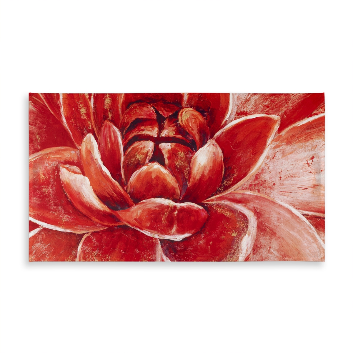 Picture of Begin Home Decor C1TCLRGEOHLATW 58 x 102 in. Red Chrysanthemum Tablecloth - Indoor & Outdoor Floral Decor
