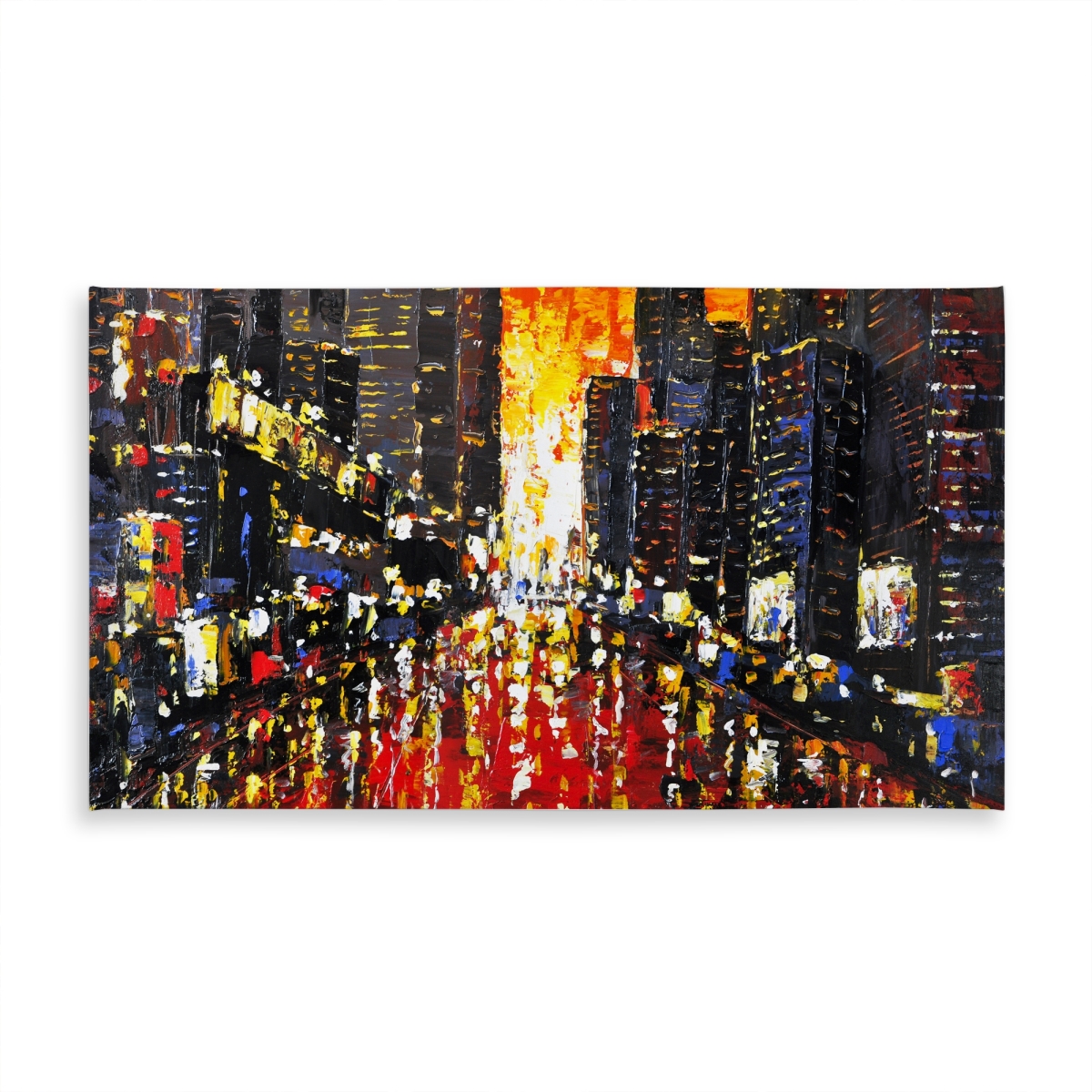 Picture of Begin Home Decor C1TCLRGEV7FVAT 58 x 102 in. Abstract Sunset Tablecloth - Indoor & Outdoor Home Decor