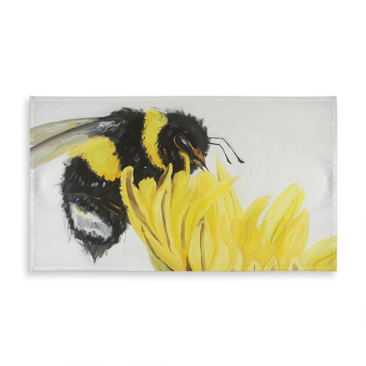 Picture of Begin Home Decor C1TCLRGE2I9GVF 58 x 102 in. Yellow Tablecloth - Bumblebee Dandelion Design - Indoor & Outdoor