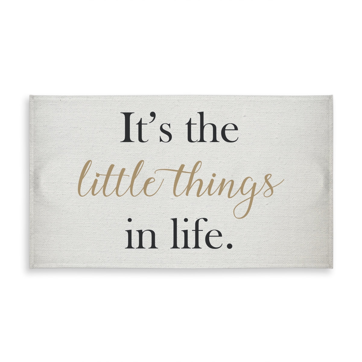 Picture of Begin Home Decor C1TCLRGEP0TXW3 58 x 102 in. Black Livingroom Tablecloth - Motivational Decor for Home