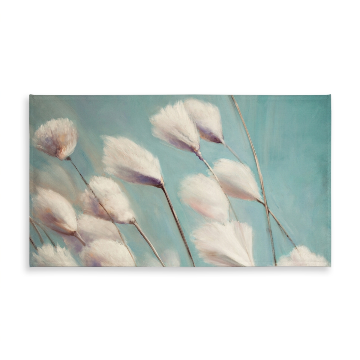 Picture of Begin Home Decor C1TCLRGELLDO67 58 x 102 in. Blue Floral Botanical Tablecloth - Cotton Grass Home Decor