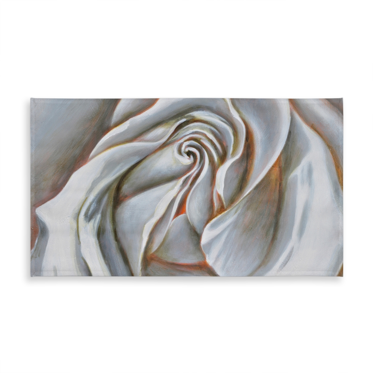 Picture of Begin Home Decor C1TCLRGEOZGDG0 58 x 102 in. White Rose Delicate Botanical Tablecloth - Indoor & Outdoor Decor