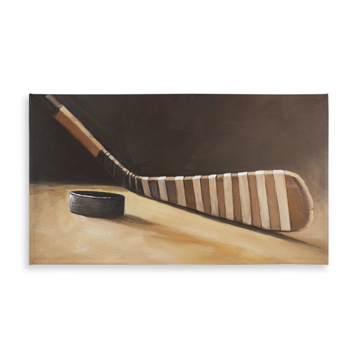Picture of Begin Home Decor C1TCLRGESMDCGK 58 x 102 in. Stick & Hockey Puck Tablecloth - Indoor & Outdoor Home Decor