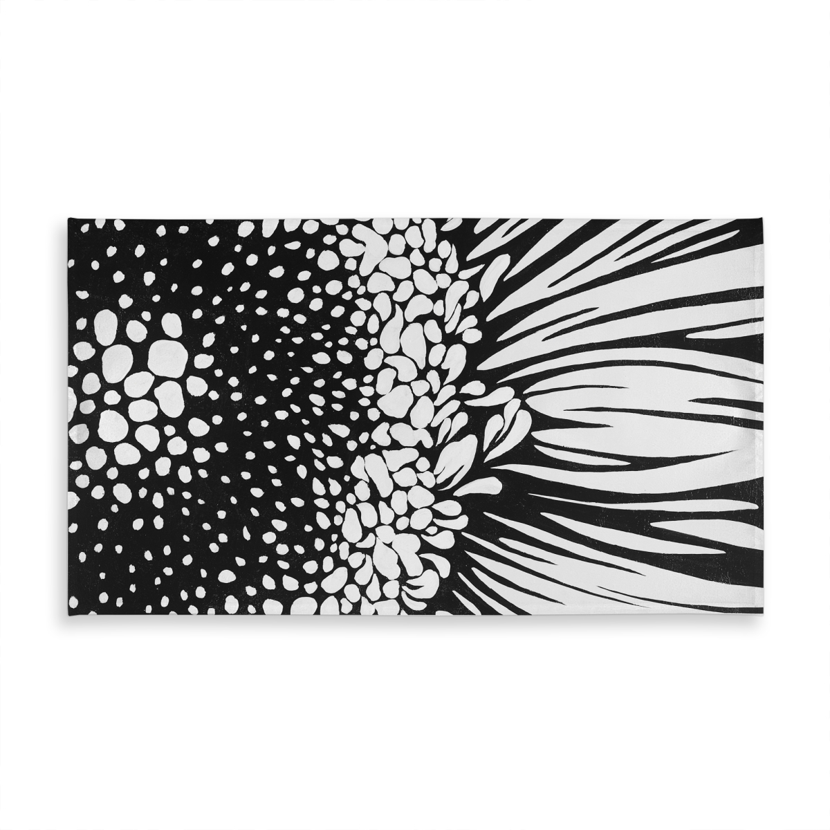 Picture of Begin Home Decor C1TCLRGE1TZWTL 58 x 102 in. Gerbera Flower Tablecloth - White Botanical Indoor & Outdoor Decor
