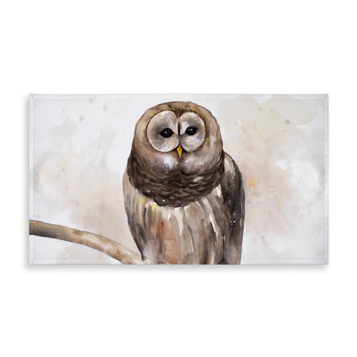 Picture of Begin Home Decor C1TCLRGELR59YX 58 x 102 in. Barred Owl Rustic Tablecloth - Indoor & Outdoor Home Decor