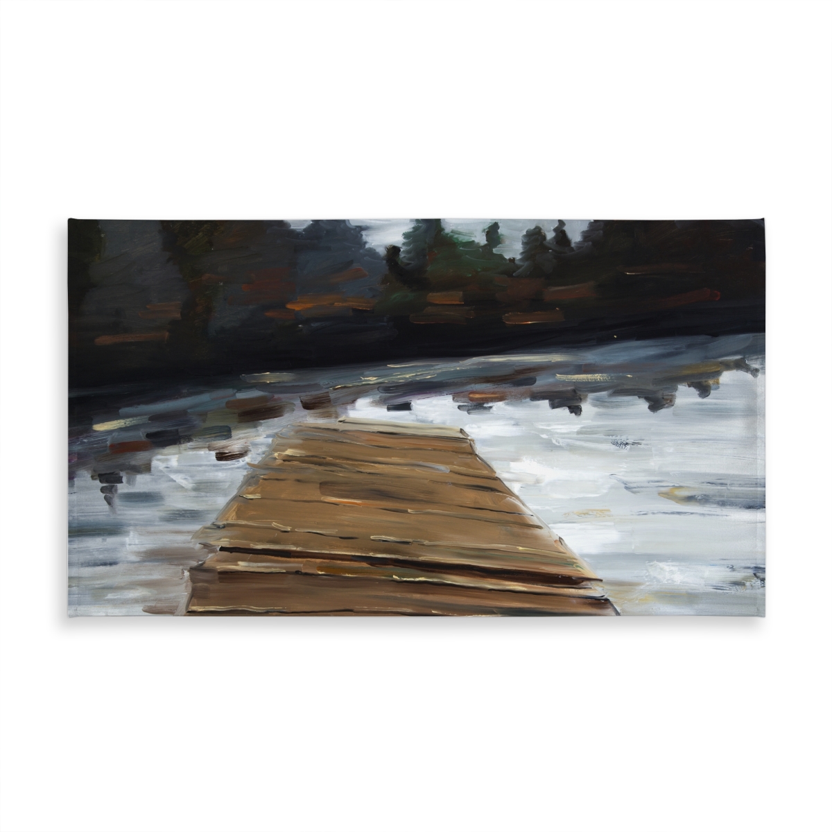 Picture of Begin Home Decor C1TCLRGEUV9O29 58 x 102 in. Dock & Lake Coastal White Tablecloth - Indoor & Outdoor Decor