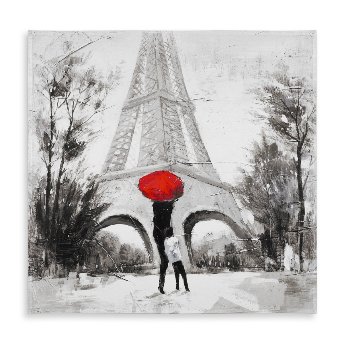 Picture of Begin Home Decor C1TC5858OWSJGE 58 x 58 in. Sweet Moment Contemporary Street Trees Tablecloth - Indoor & Outdoor