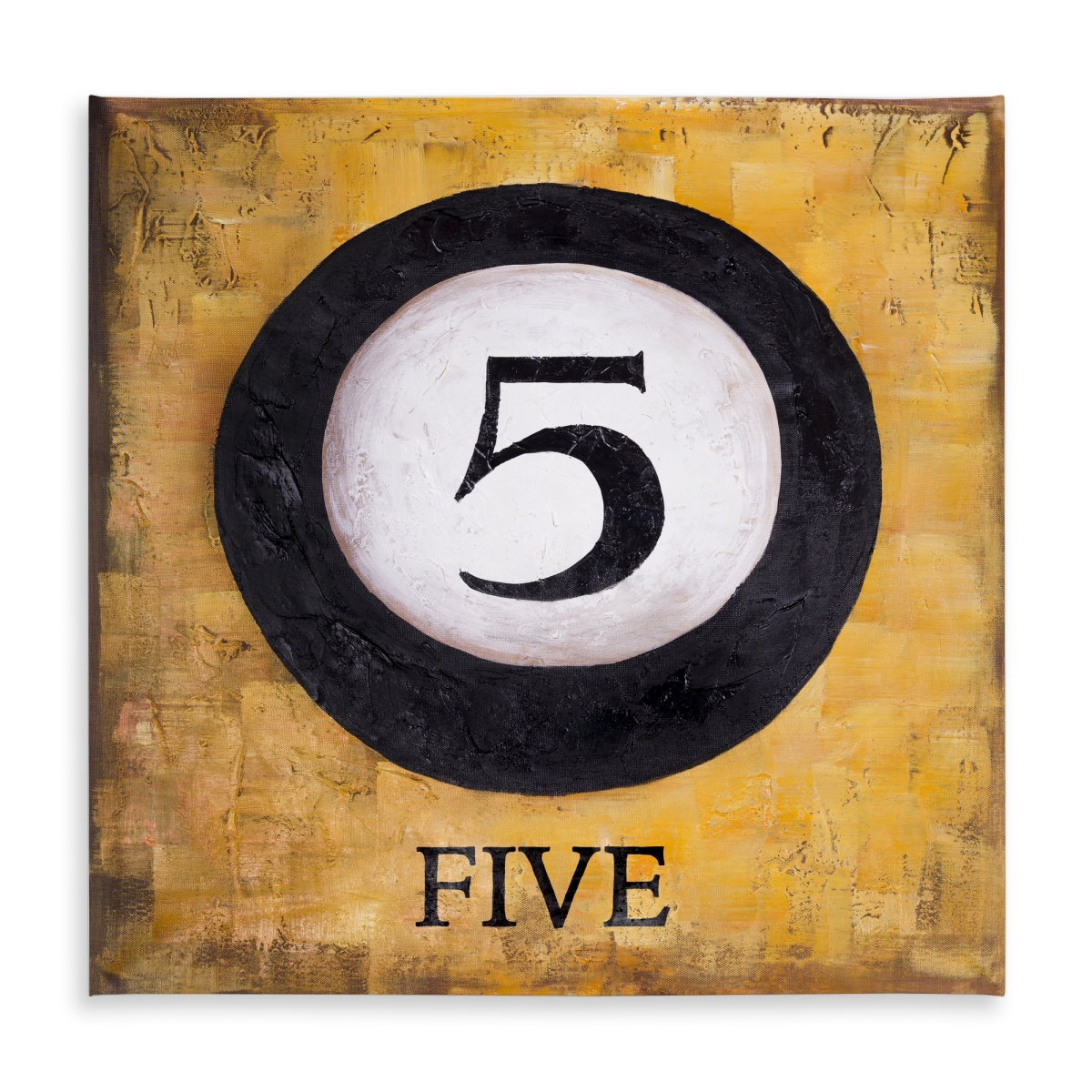 Picture of Begin Home Decor C1TC5858CM52JX 58 x 58 in. Billiard Ball No5 Tablecloth - Indoor & Outdoor Home Decor