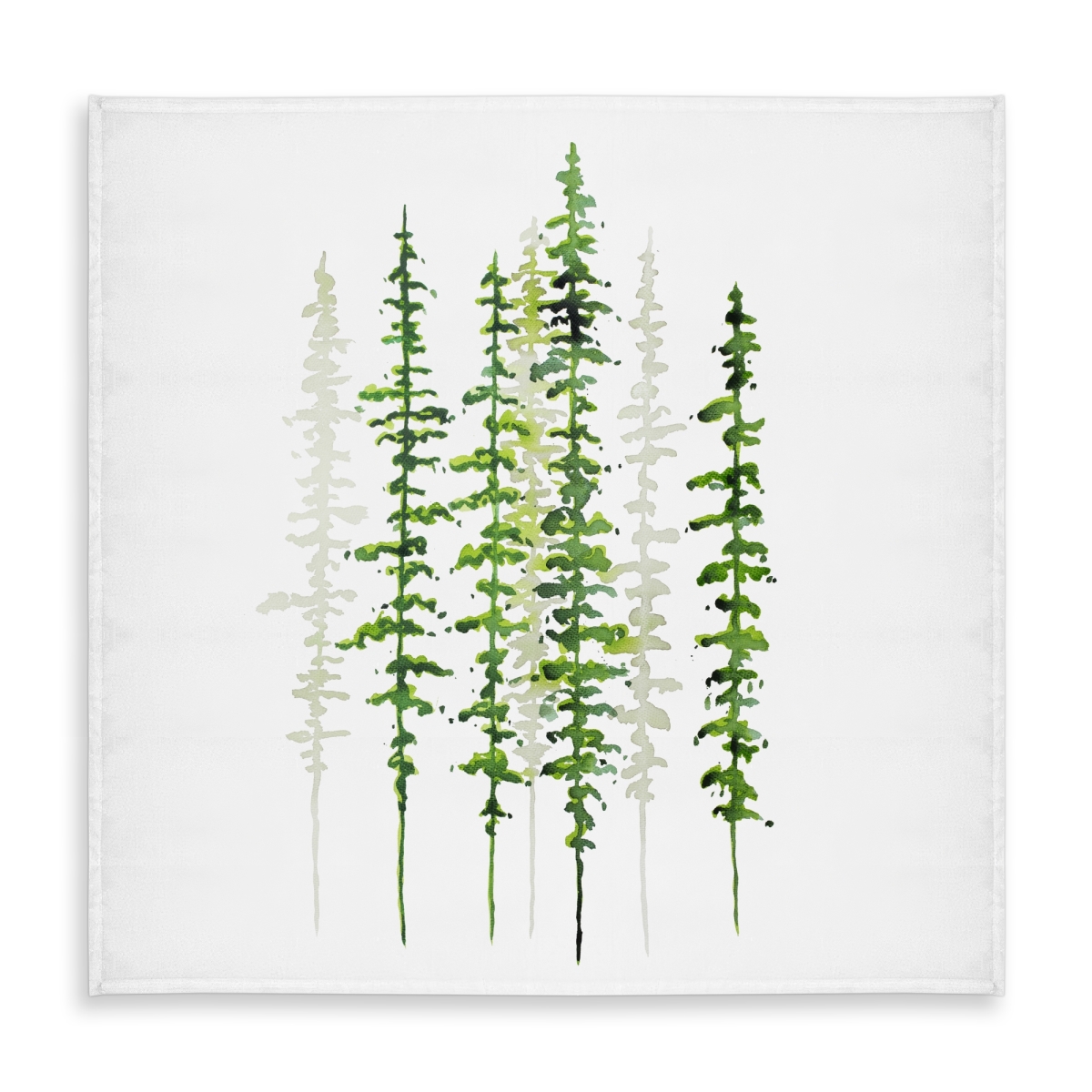 Picture of Begin Home Decor C1TC5858WFYPZ5 58 x 58 in. Minimalist Trees Tablecloth - Indoor & Outdoor Bedroom Decor