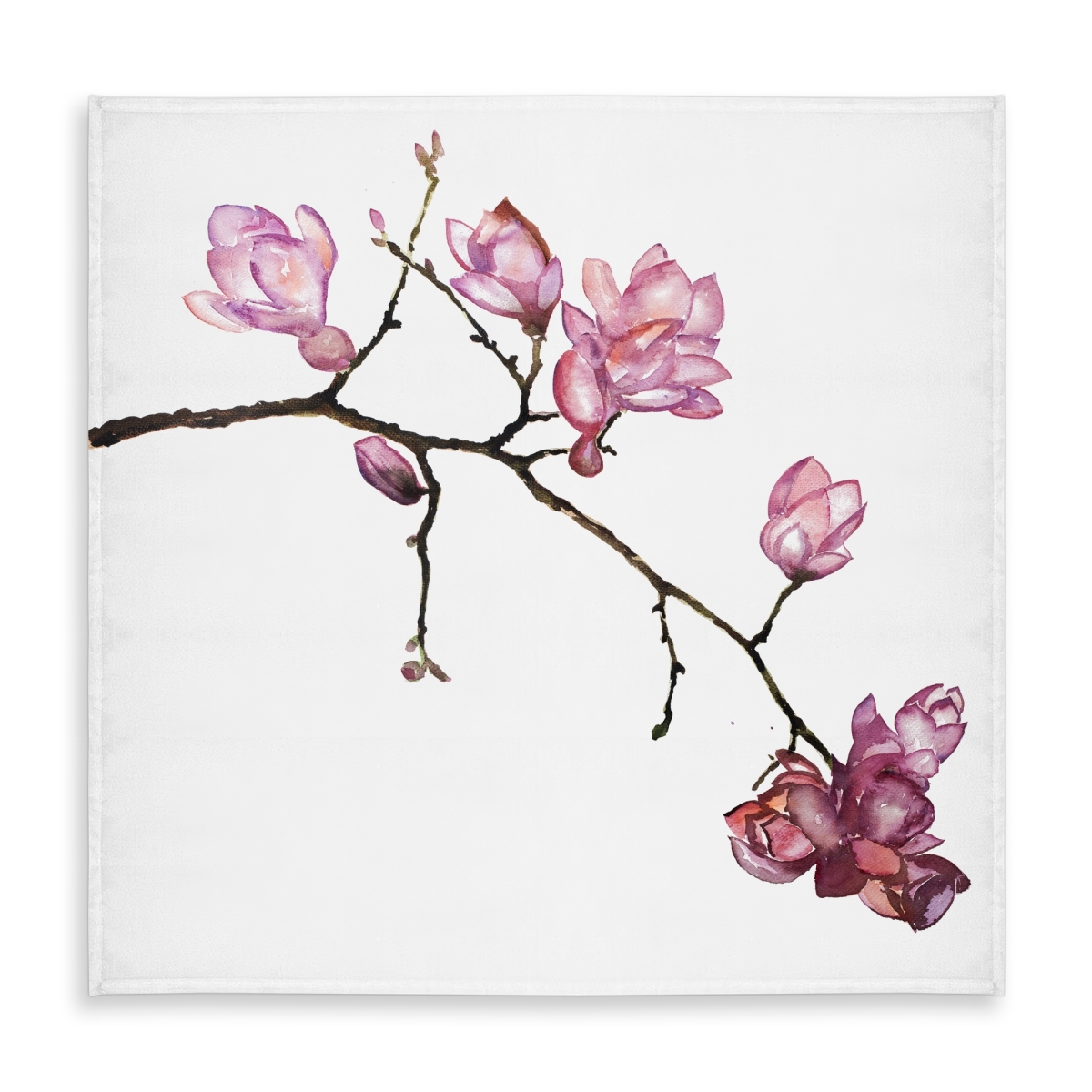 Picture of Begin Home Decor C1TC5858P75H62 58 x 58 in. Pink Floral Cherry Blossom Tablecloth - Indoor & Outdoor Decor