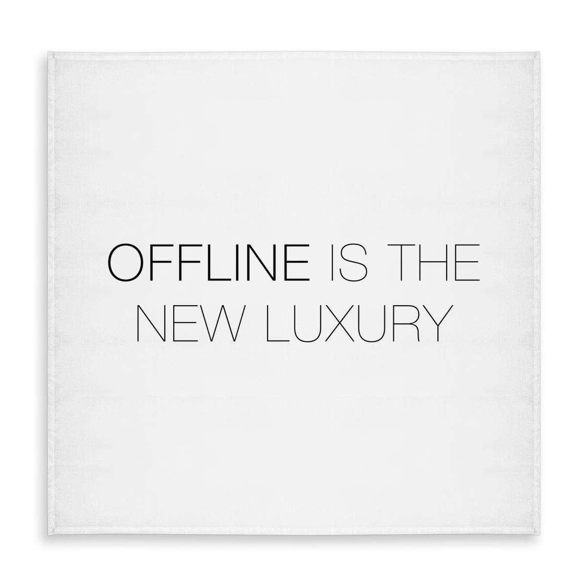 Picture of Begin Home Decor C1TC5858YPNKJC 58 x 58 in. Offline Is the Luxury Tablecloth - Minimalist Decor