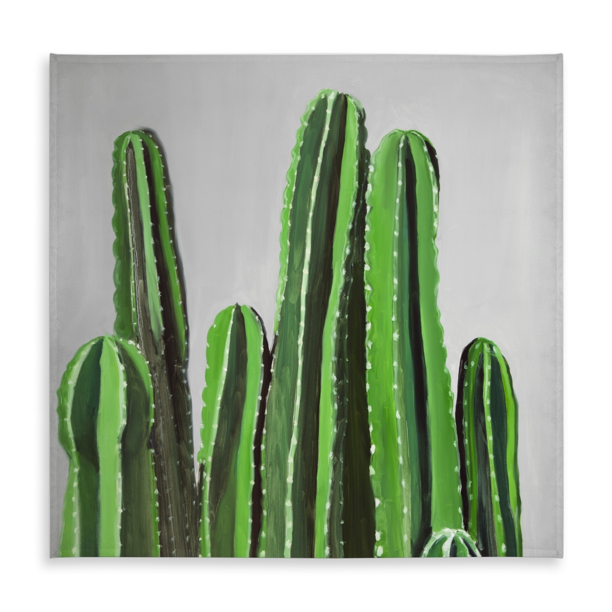 Picture of Begin Home Decor C1TC5858F3Y188 58 x 58 in. Botanical Green Tablecloth - Indoor & Outdoor Cactus Candles Decor