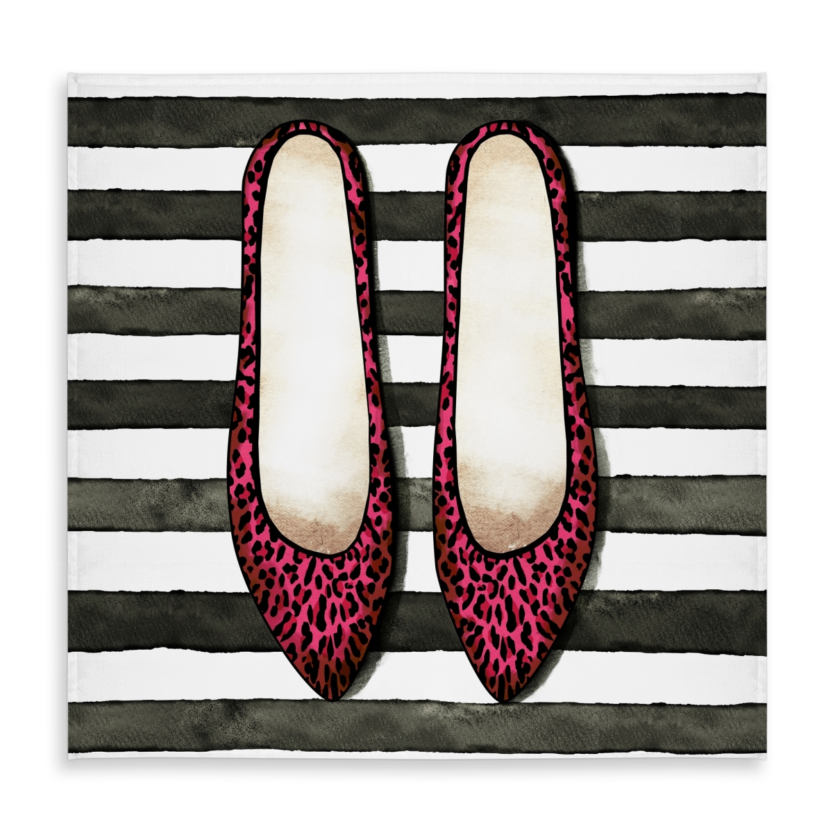 Picture of Begin Home Decor C1TC5858K6EJXZ 58 x 58 in. Leopard Pink Shoes Tablecloth - Indoor & Outdoor Home Decor