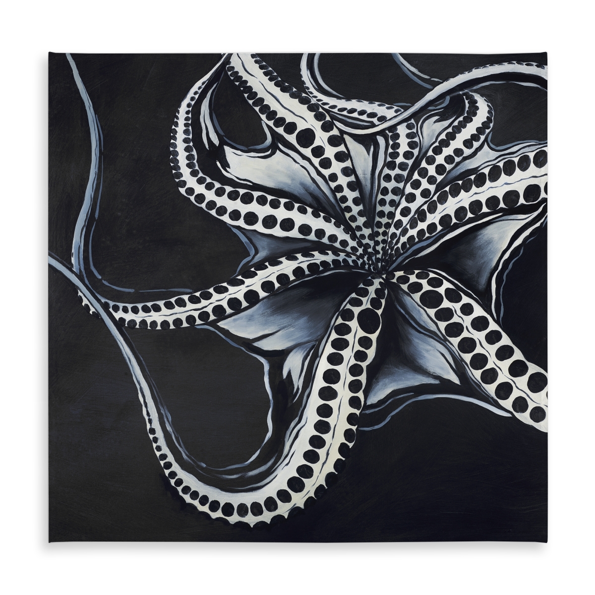 Picture of Begin Home Decor C1TC58580M2UVL 58 x 58 in. Octopus Tentacle Tablecloth - Blue Aquatic Decor & Indoor & Outdoor