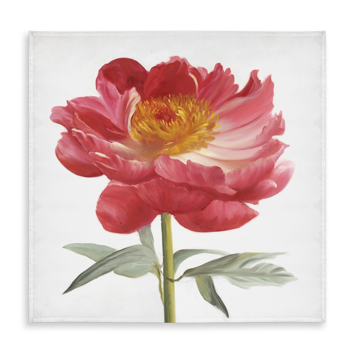 Picture of Begin Home Decor C1TC5858JSUOQQ 58 x 58 in. Pink Peony Tablecloth - Floral Botanical Decor for Home