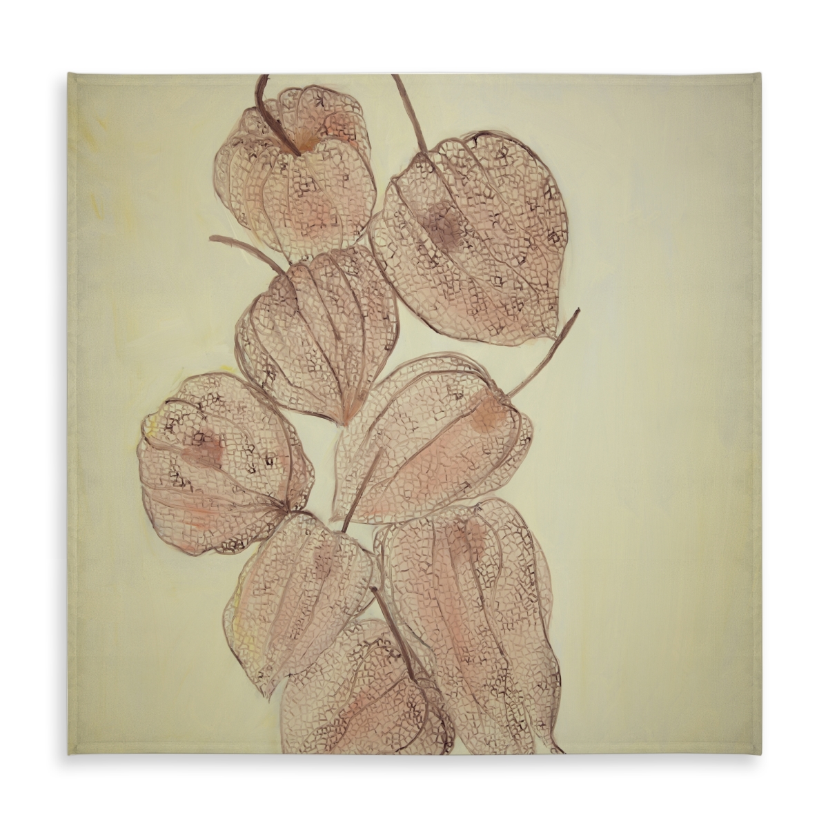 Picture of Begin Home Decor C1TC5858MV8465 58 x 58 in. Closed Ground Cherries Tablecloth - Rustic Floral Home Decor