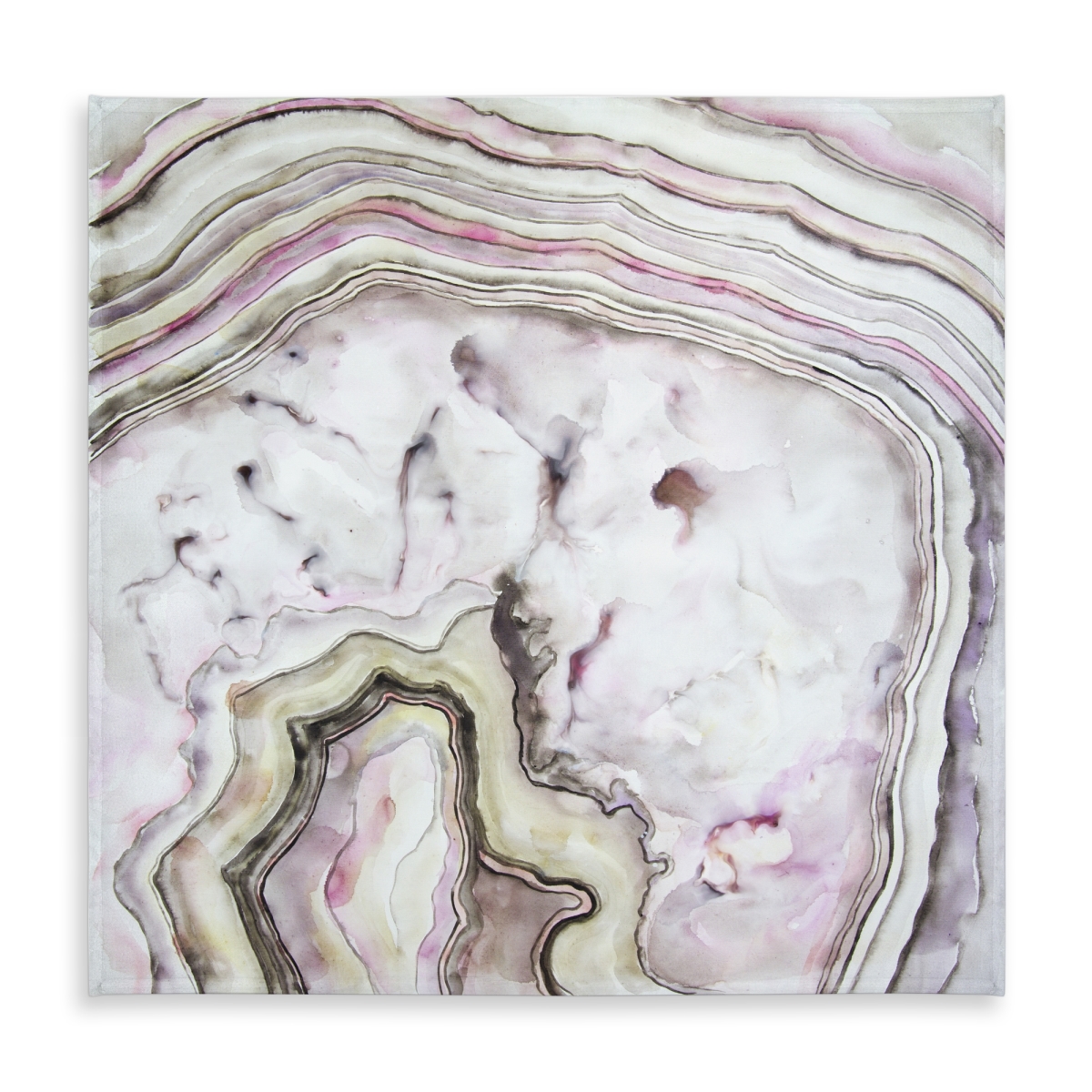 Picture of Begin Home Decor C1TC5858J1LMSM 58 x 58 in. Agate Pattern Abstract Tablecloth - Indoor & Outdoor Home Decor